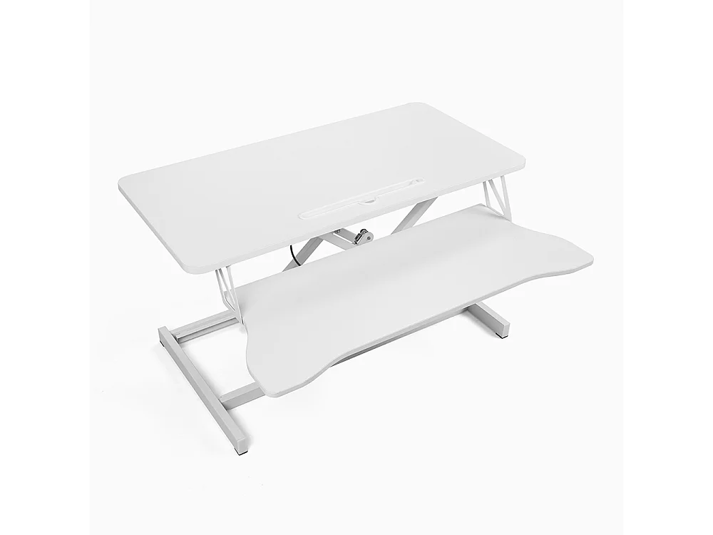 Höhenverstellbarer Desktop-PC-Monitorständer Jallo+ - Weiß