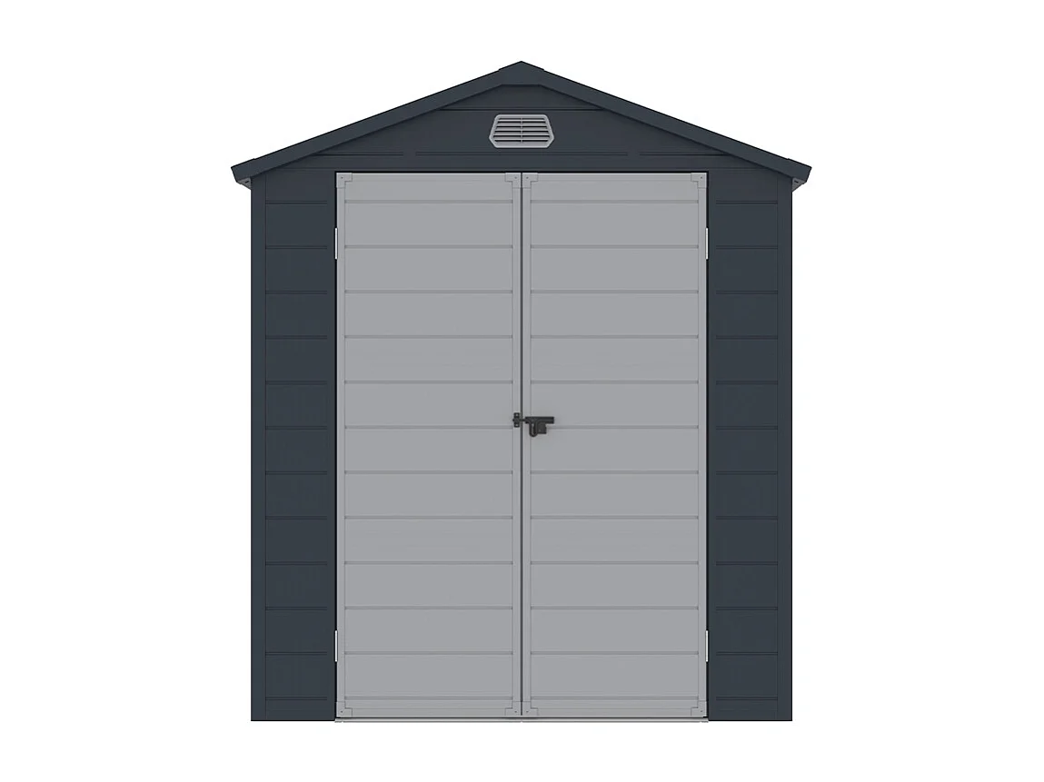 Casetta porta attrezzi in polipropilene da giardino 192x190x219cm Bracciano