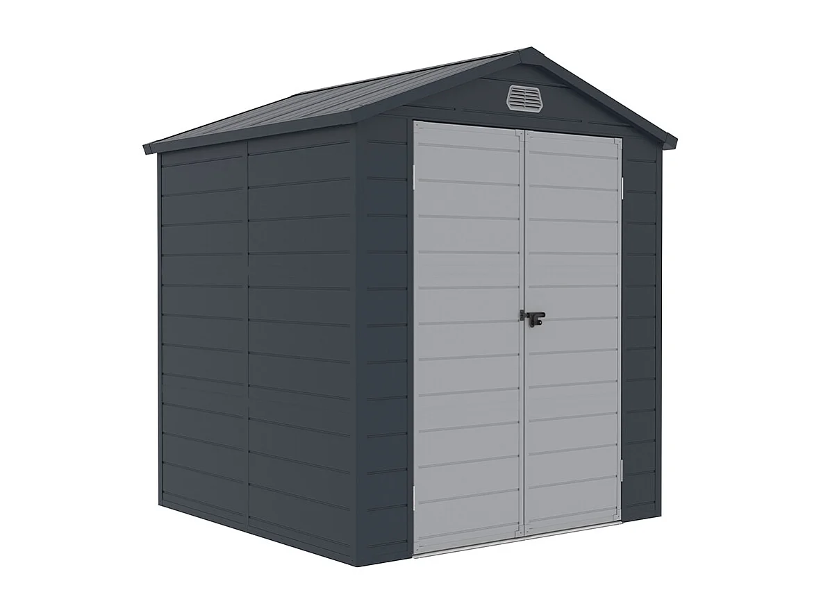 Casetta porta attrezzi in polipropilene da giardino 192x190x219cm Bracciano