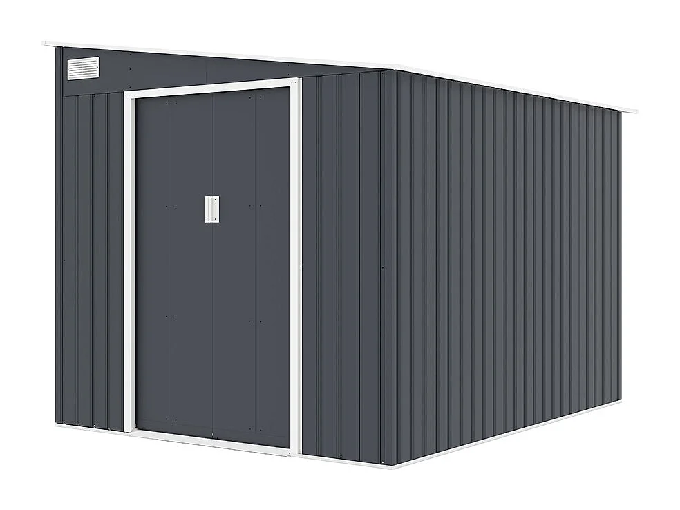 Casetta in metallo per giardino porta attrezzi 214x257x193cm Ostuni