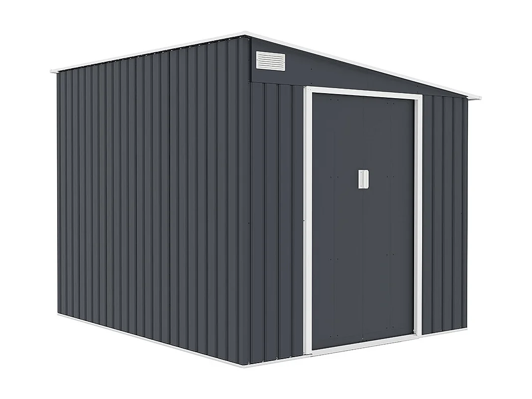 Casetta in metallo per giardino porta attrezzi 214x257x193cm Ostuni