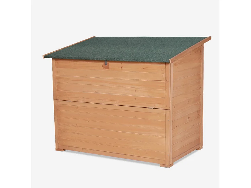 Gartenlagerschrank aus Holz für Werkzeuge 122x77x97cm Scaup