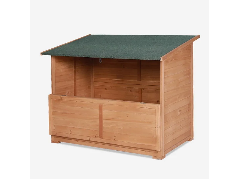 Gartenlagerschrank aus Holz für Werkzeuge 122x77x97cm Scaup