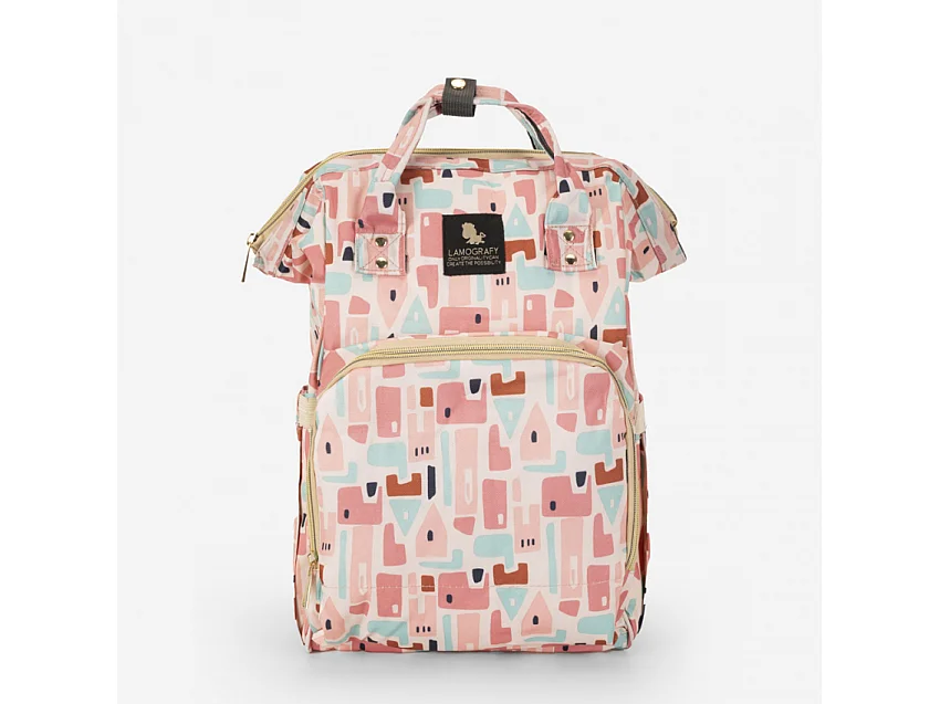 Zaino mamma borsa multifunzione cambio neonato tasche porta biberon Ready