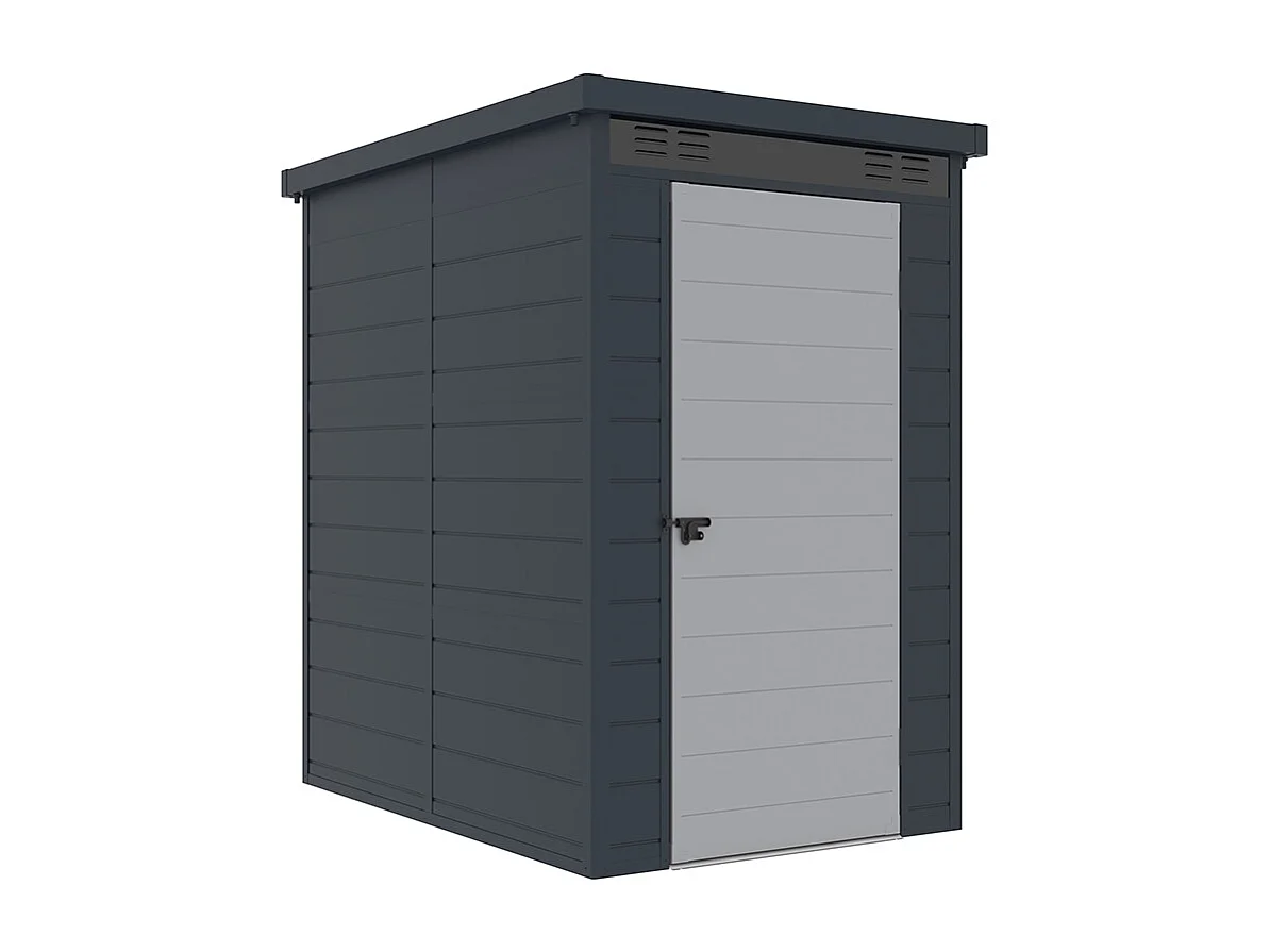 Tuinhuisje van polypropyleen 130x190x196cm voor buiten Nemi