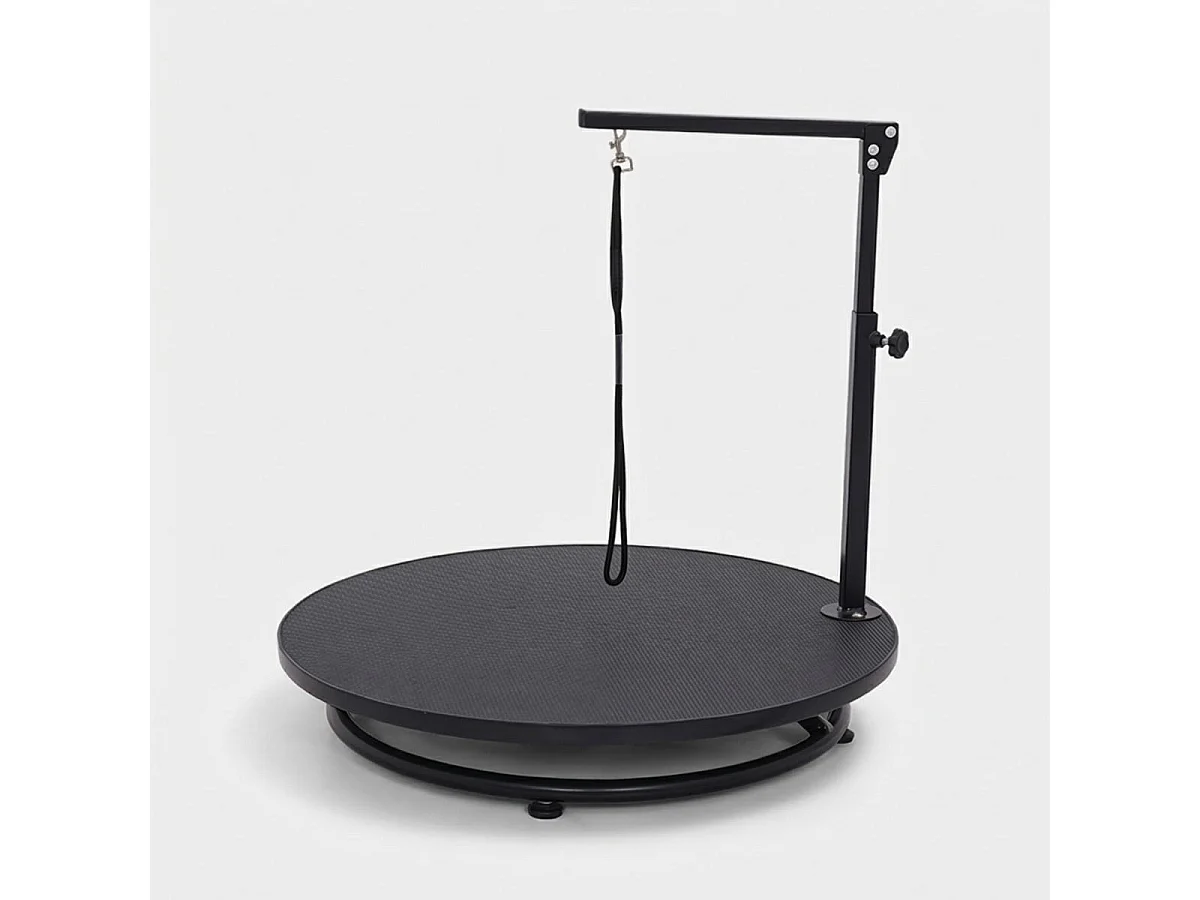 Mesa Peluquería Canina Giratoria Diámetro 60 cm Pug