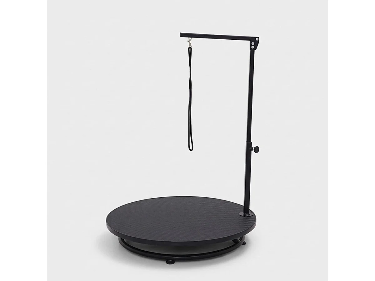 Mesa Peluquería Canina Giratoria Diámetro 60 cm Pug