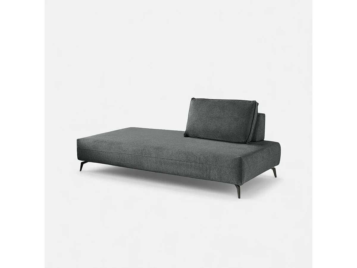 Modulares Sofa mit Chaiselongue und abnehmbarem Kissen Campiglio E200 - Grau