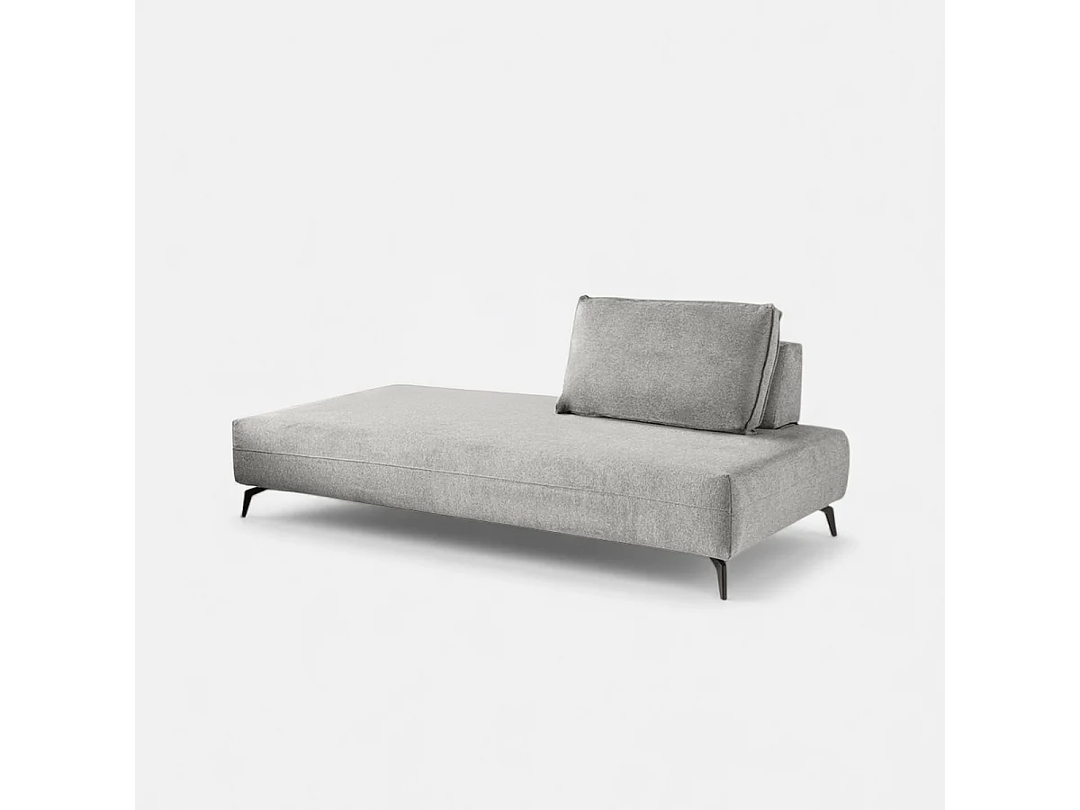 Modulares Sofa mit Chaiselongue und abnehmbarem Kissen Campiglio E200 - Silver