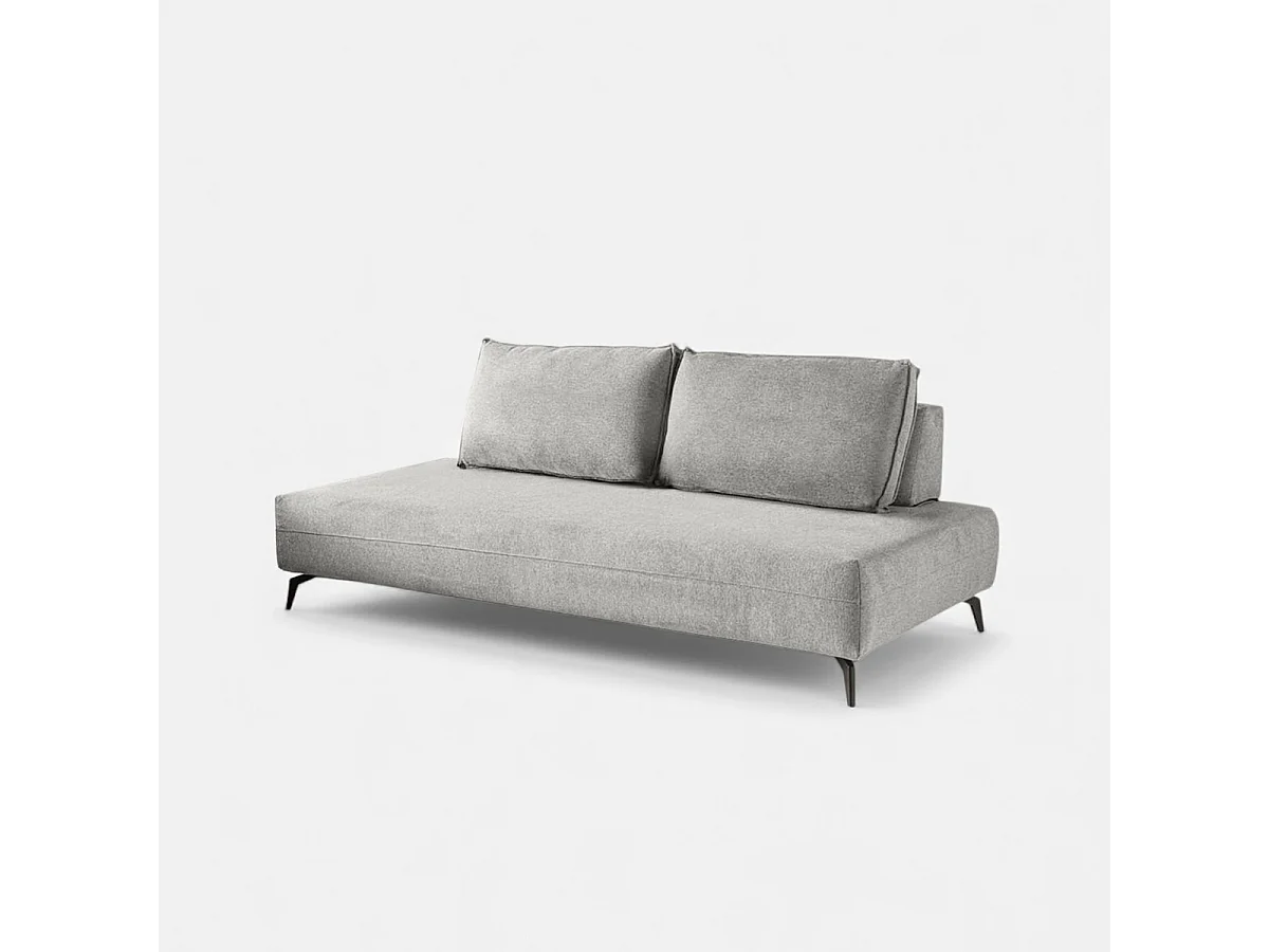 Sofá modular de 2 plazas desenfundable Made in Italy Campiglio D200 - Silver