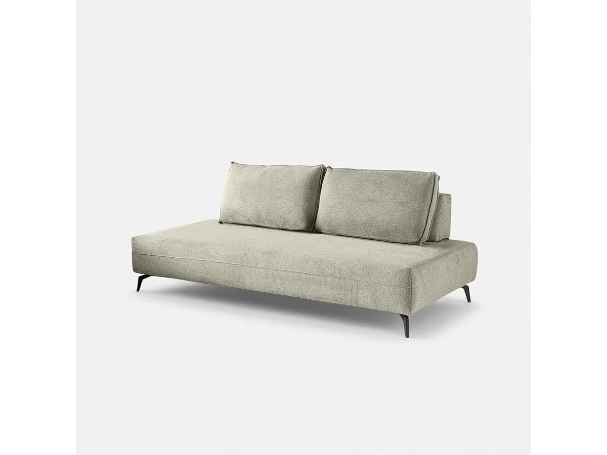 Sofá modular de 2 plazas desenfundable Made in Italy Campiglio D200 - Beige