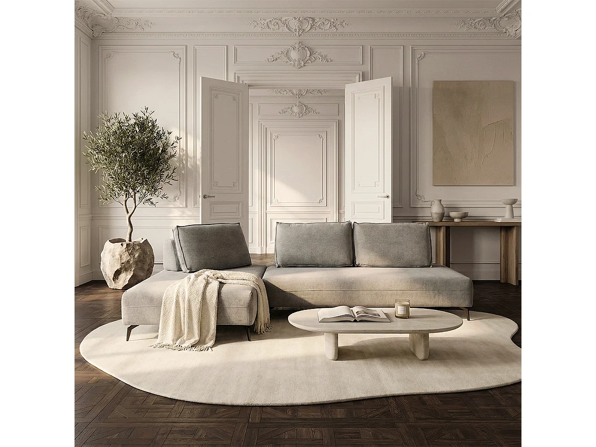 Sofá modular 3 plazas personalizable Made in Italy Campiglio C - Silver