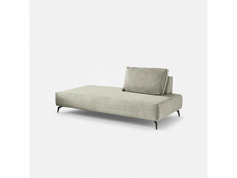 Modulares Sofa mit Chaiselongue und Kissen Made in Italy Campiglio E180 - Beige