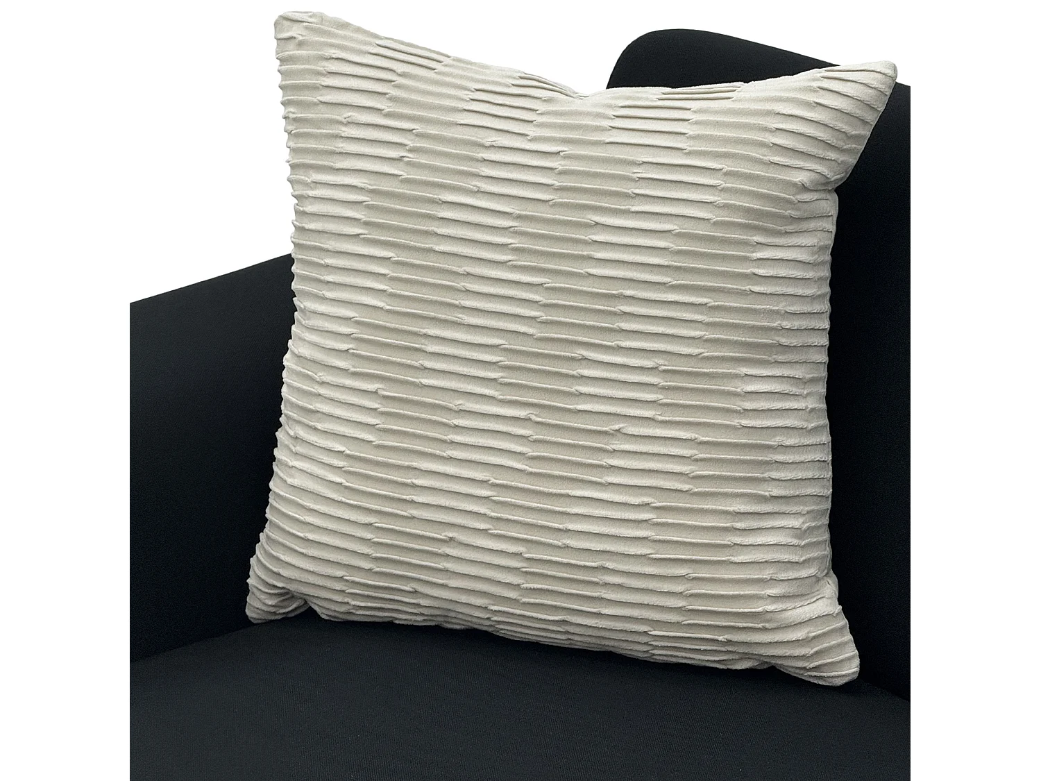 Canapé 2 places 172x72x82cm Canapé scandinave Design minimaliste Confort durable Bois massif Salon Noir