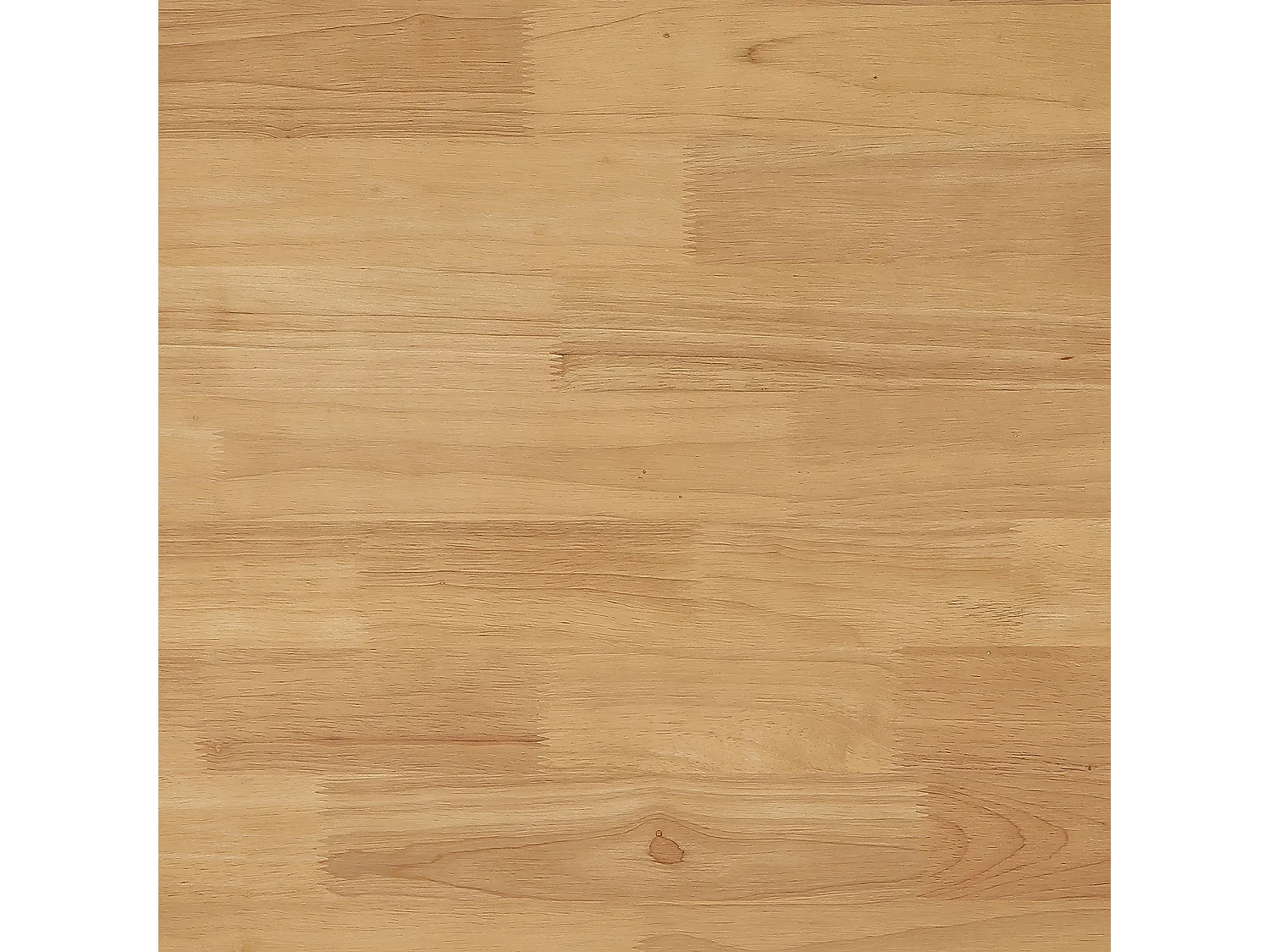 Mesa de Café de Madeira Sólida, Mesa Central Redonda de 80cm com Base de Moldura Curva