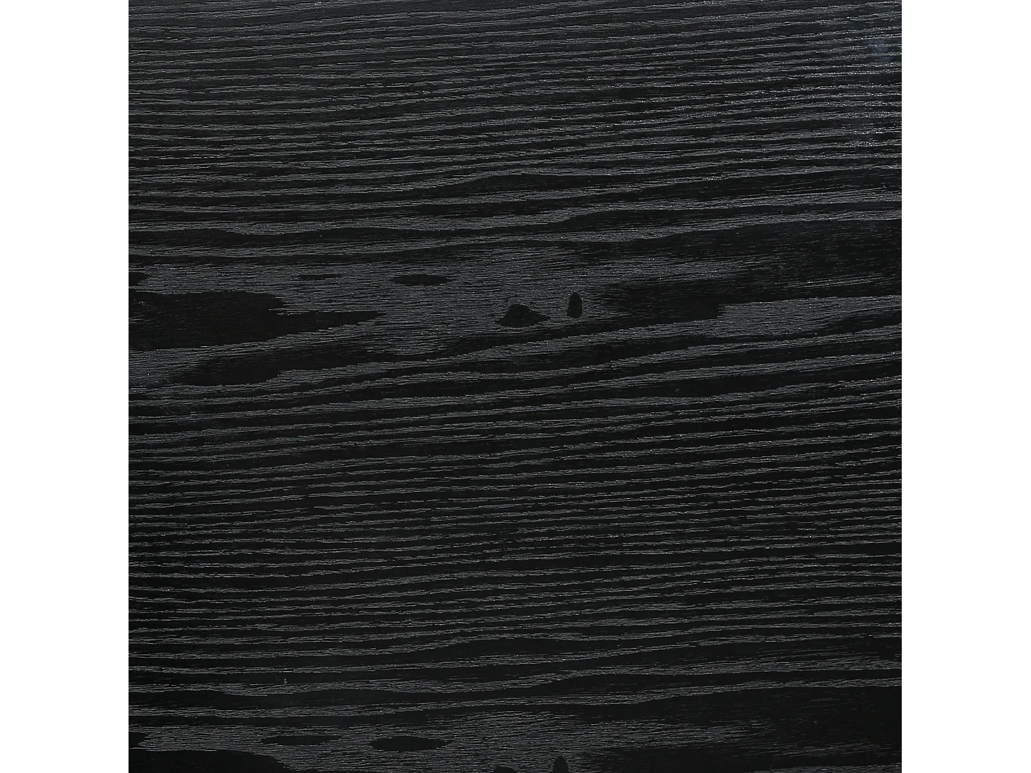 Tavolino da caffè quadrato per soggiorno, tavolino da tè basso e grande centrale nero