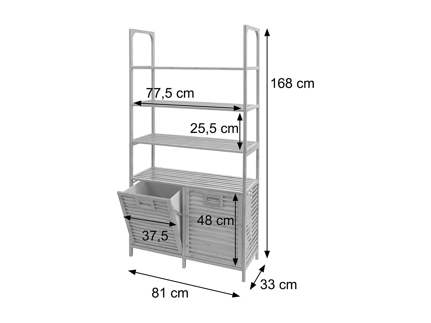 Armoire de salle de bains MCW-N83