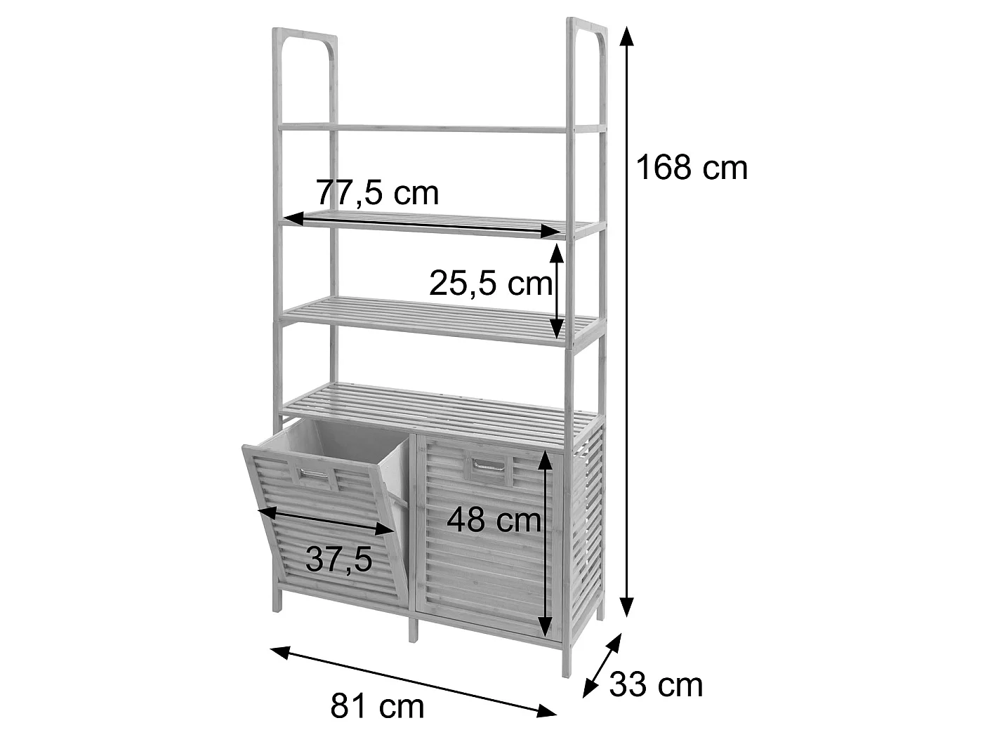 Badezimmerschrank MCW-N83