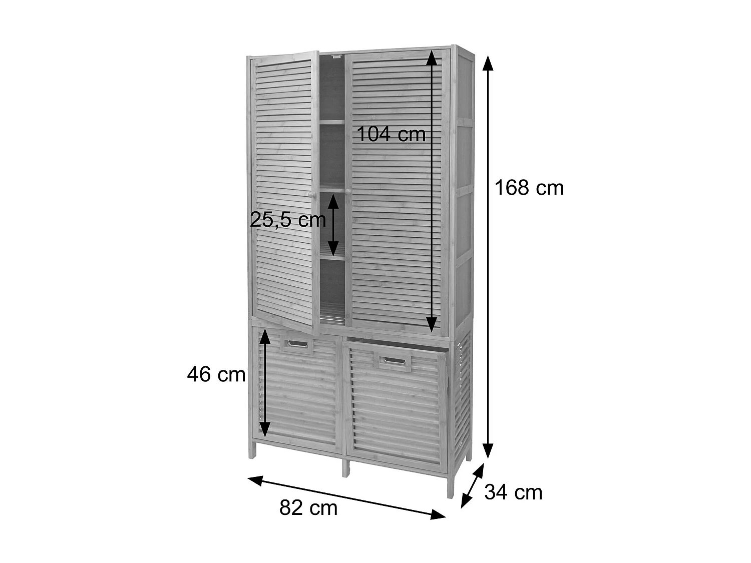 Armoire de salle de bains MCW-N83
