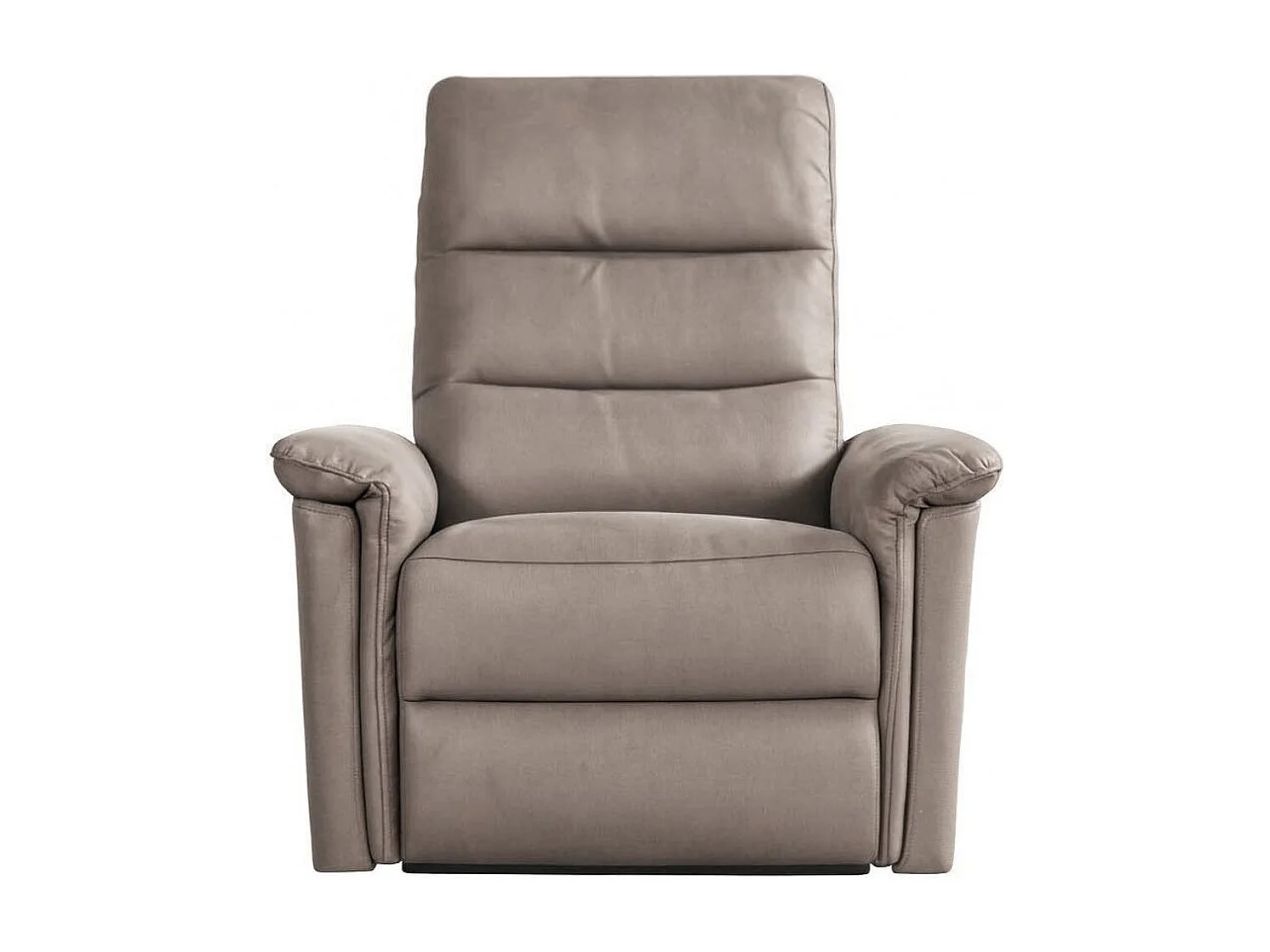 Fauteuil relax électrique en tissu polyester gris - RHODAY