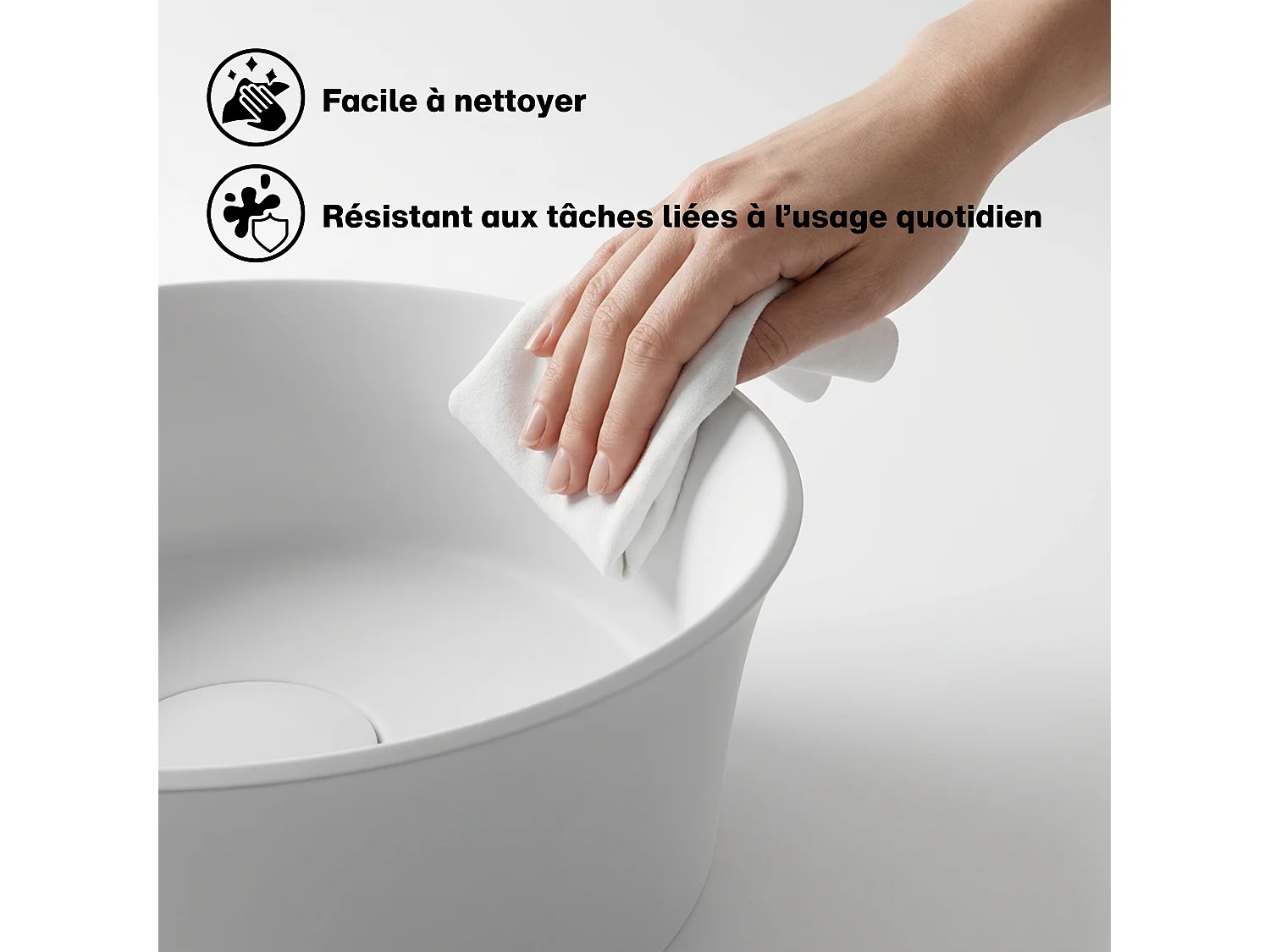 Vasque à poser Vitaliko Rond L32 cm