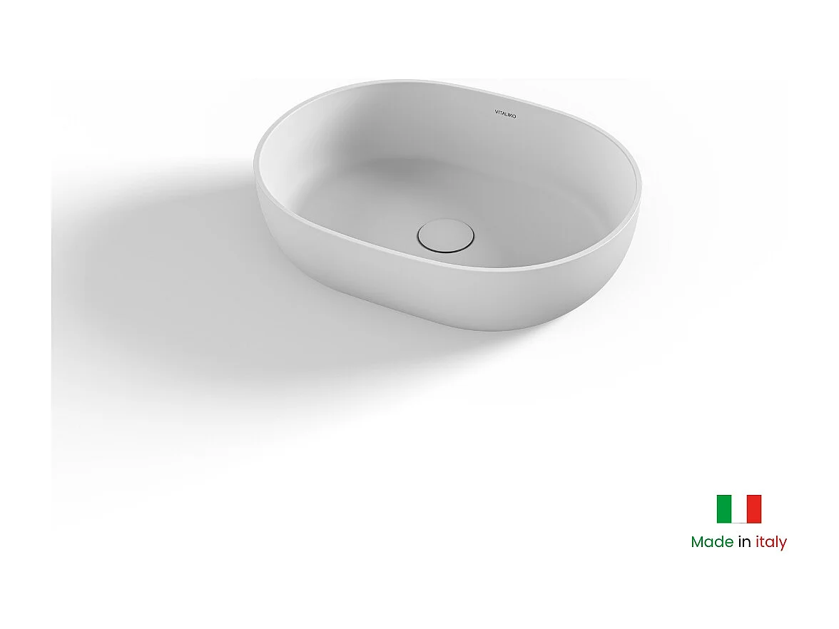 Vasque à  poser Vitaliko Rectangulaire L39 cm