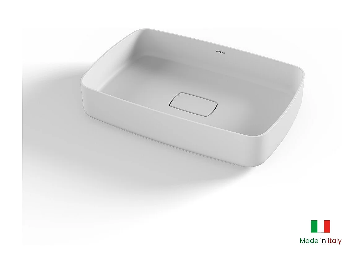 Vasque à  poser Vitaliko Rectangulaire L58 cm