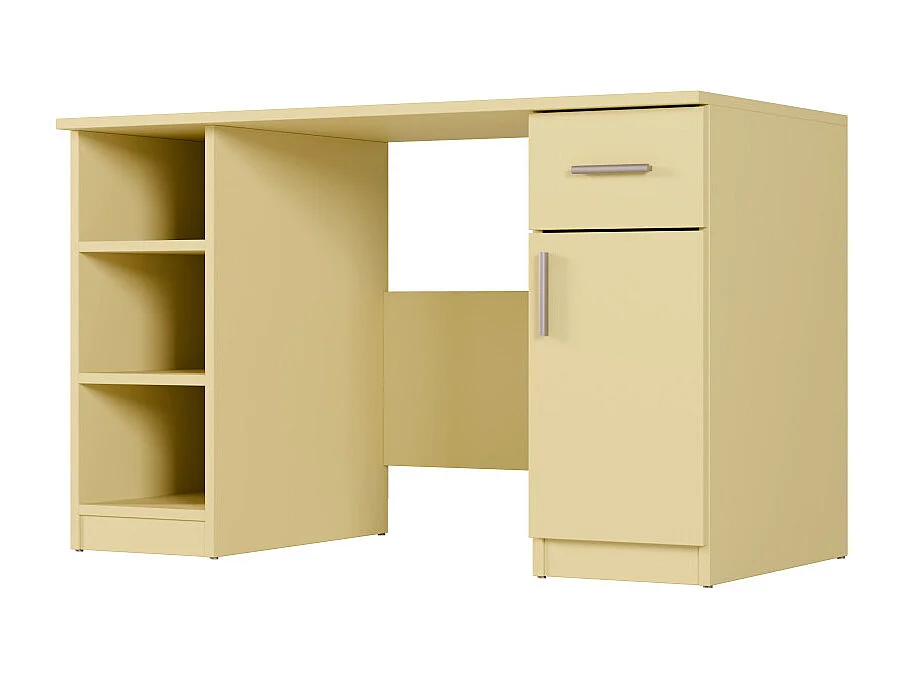 Scrivania 120 cm con cassetti e ripiani – Design elegante e funzionale - ferramenta di alta qualità - Pannello 18 mm