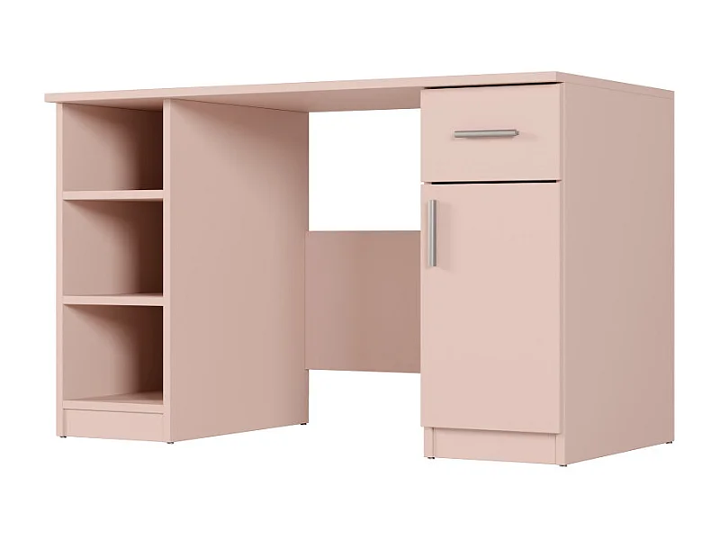 Bureau 120 cm avec tiroirs et étagères – Design élégant et fonctionnel – Panneau 18 mm EMEBLAST