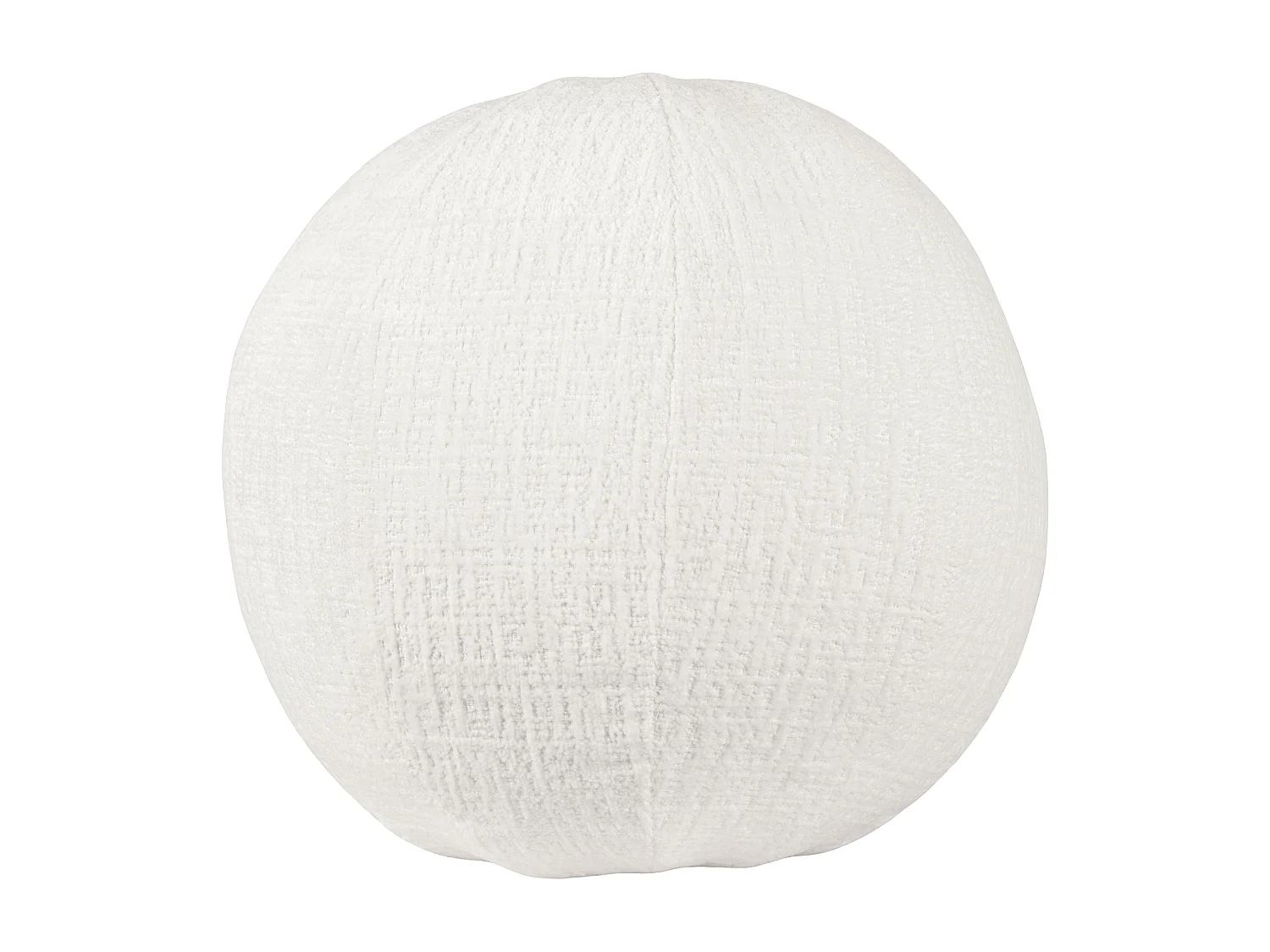 Coussin 37x37x37 cm blanc Leith LET76W