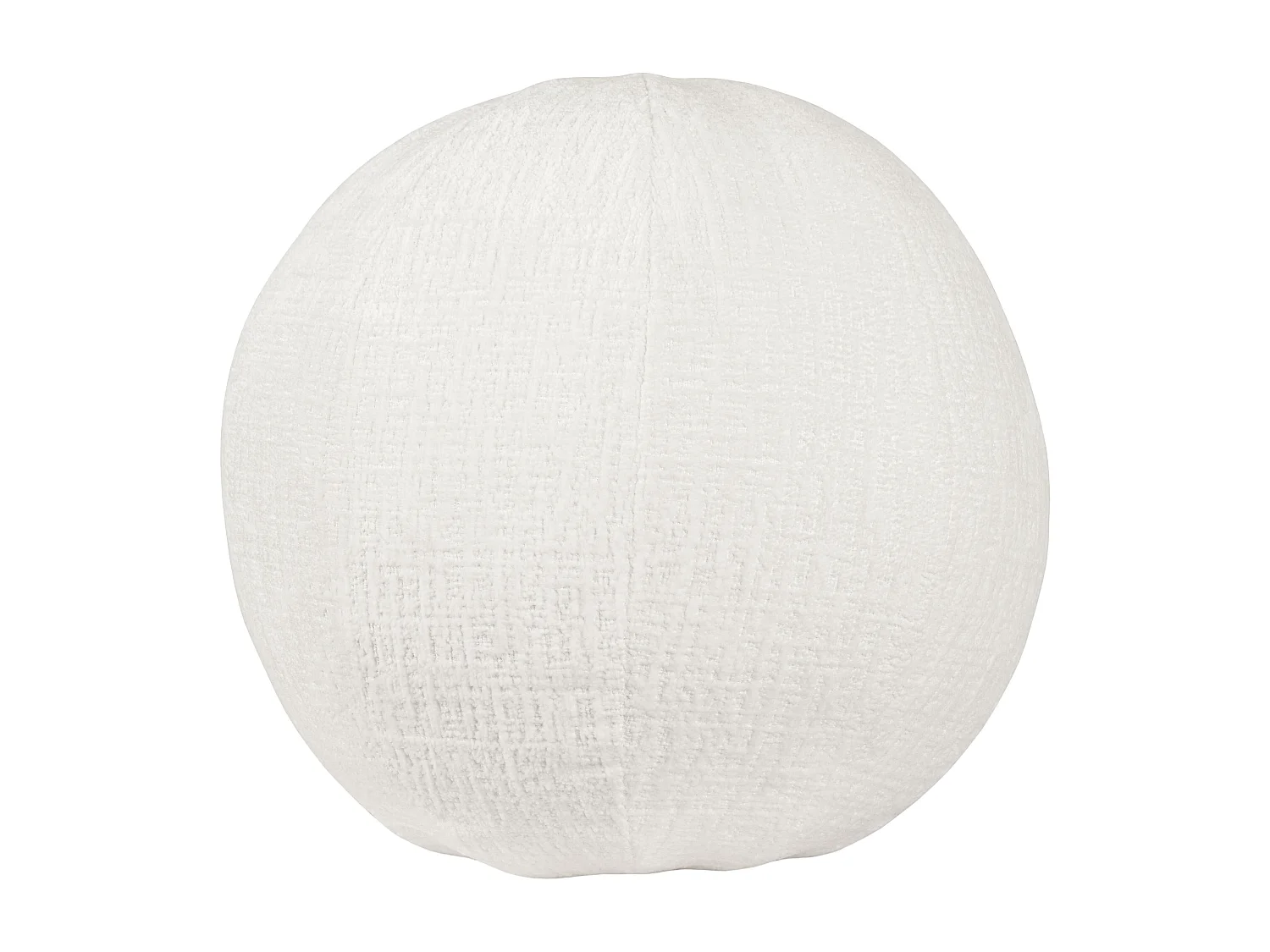 Coussin 37x37x37 cm blanc Leith LET76W