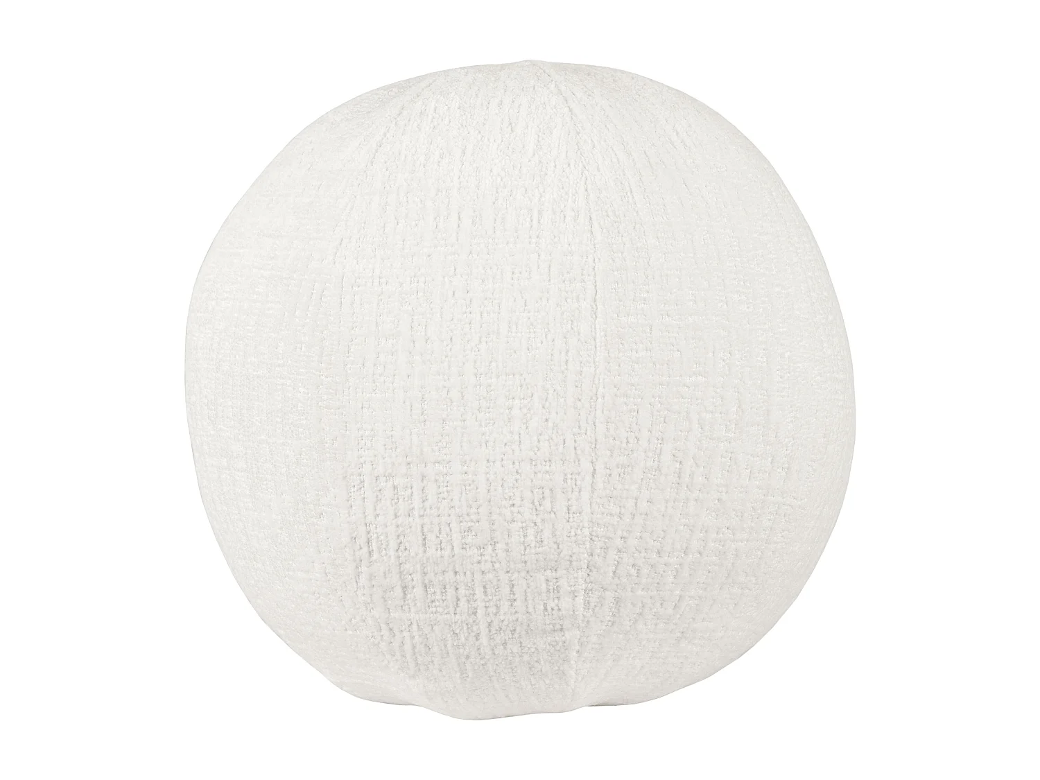 Coussin 37x37x37 cm blanc Leith LET76W