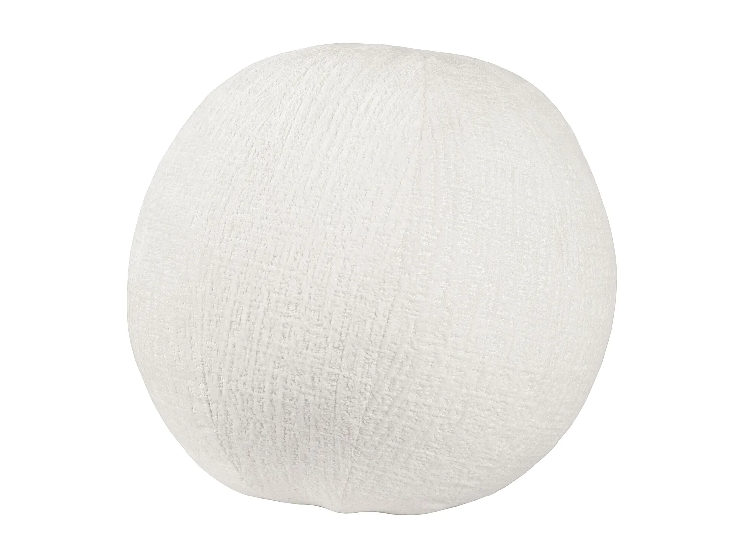 Coussin 37x37x37 cm blanc Leith LET76W