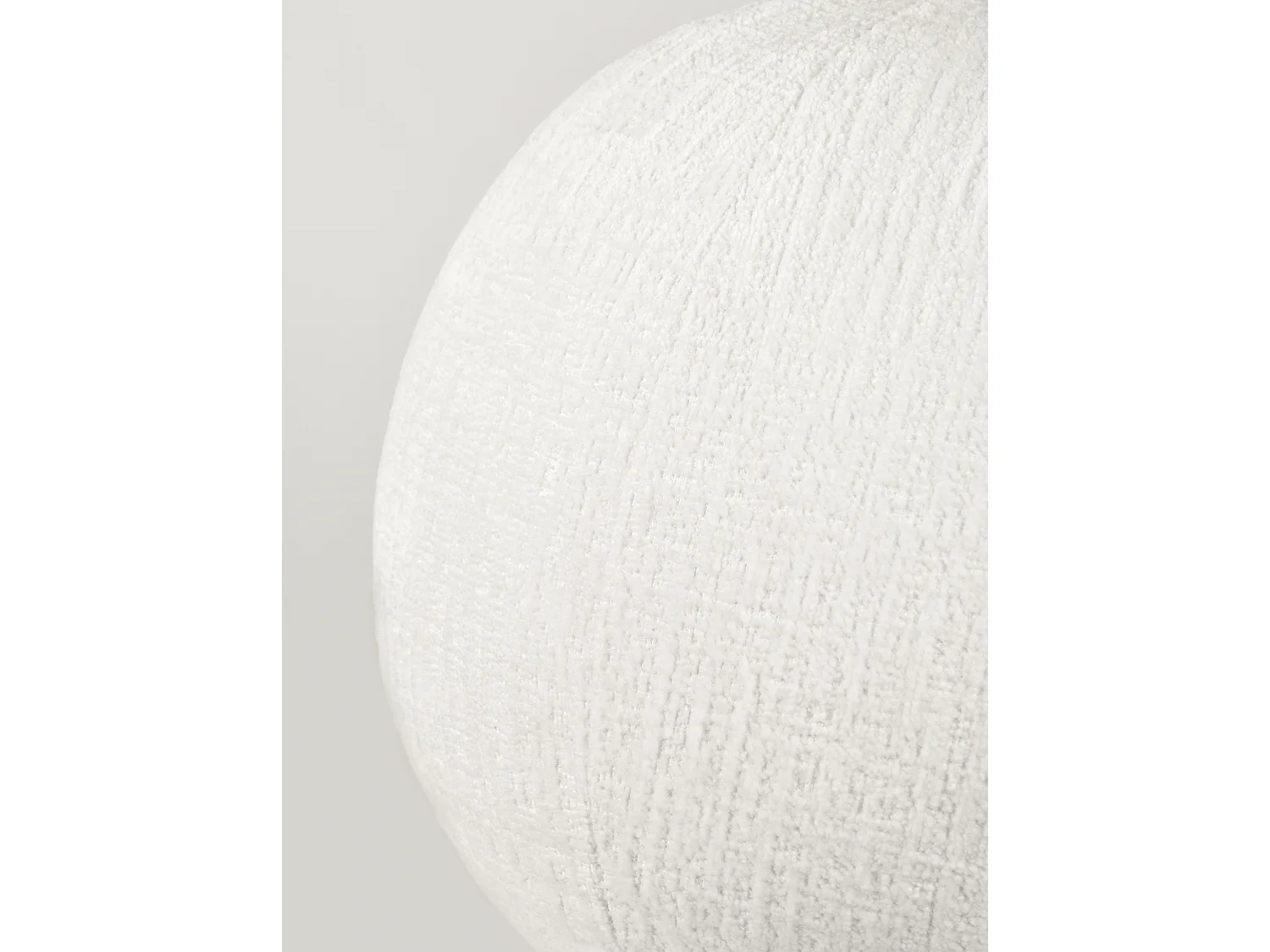 Coussin 37x37x37 cm blanc Leith LET76W