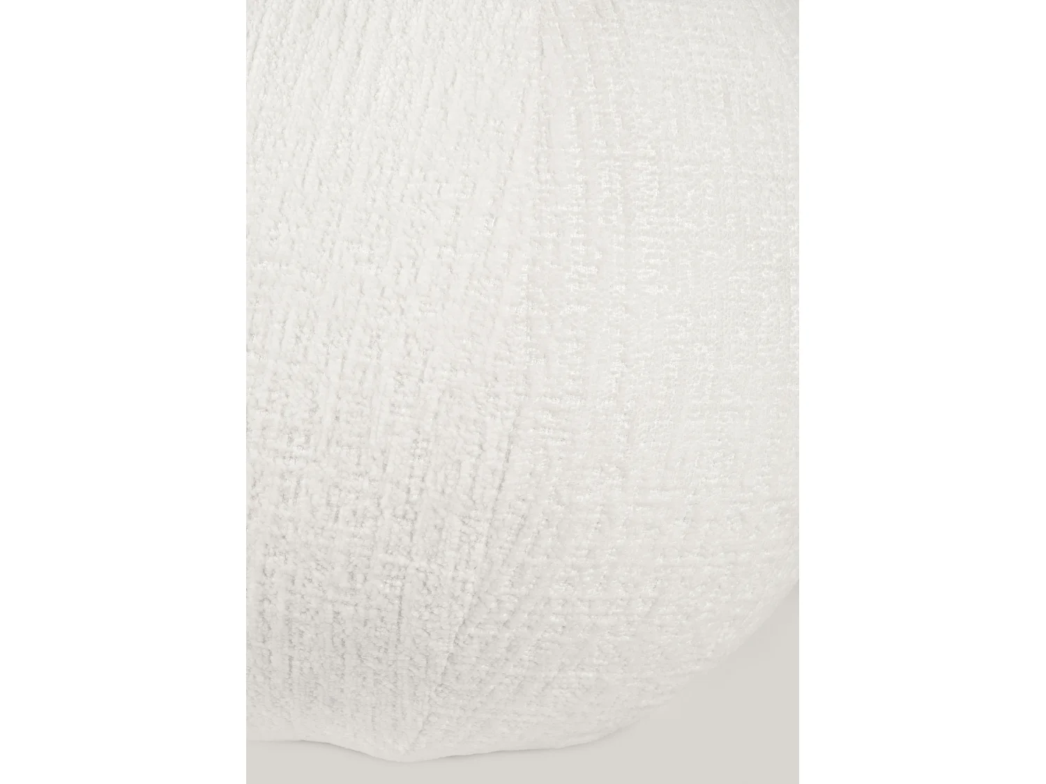 Coussin 37x37x37 cm blanc Leith LET76W