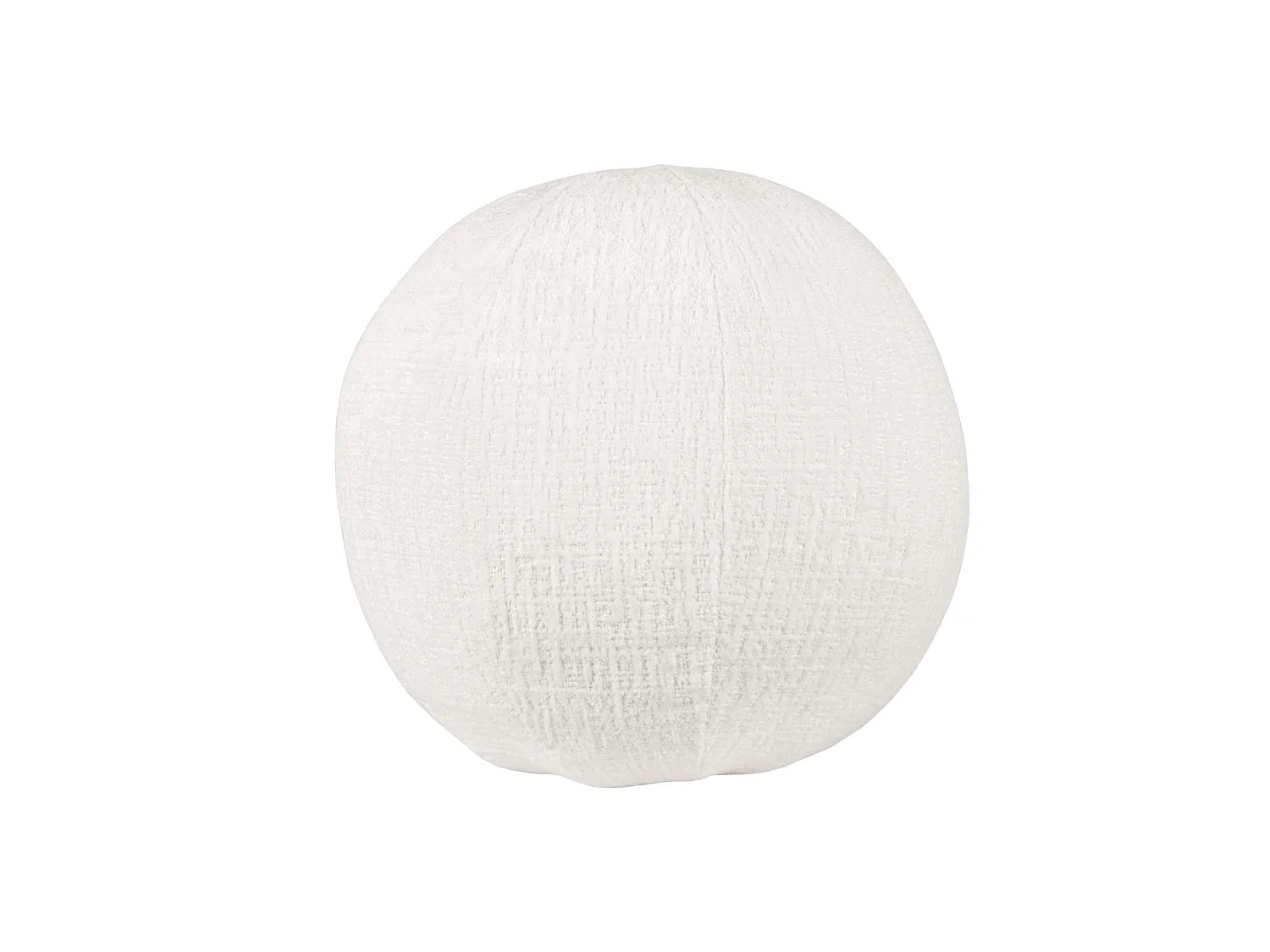 Coussin 37x37x37 cm blanc Leith LET76W