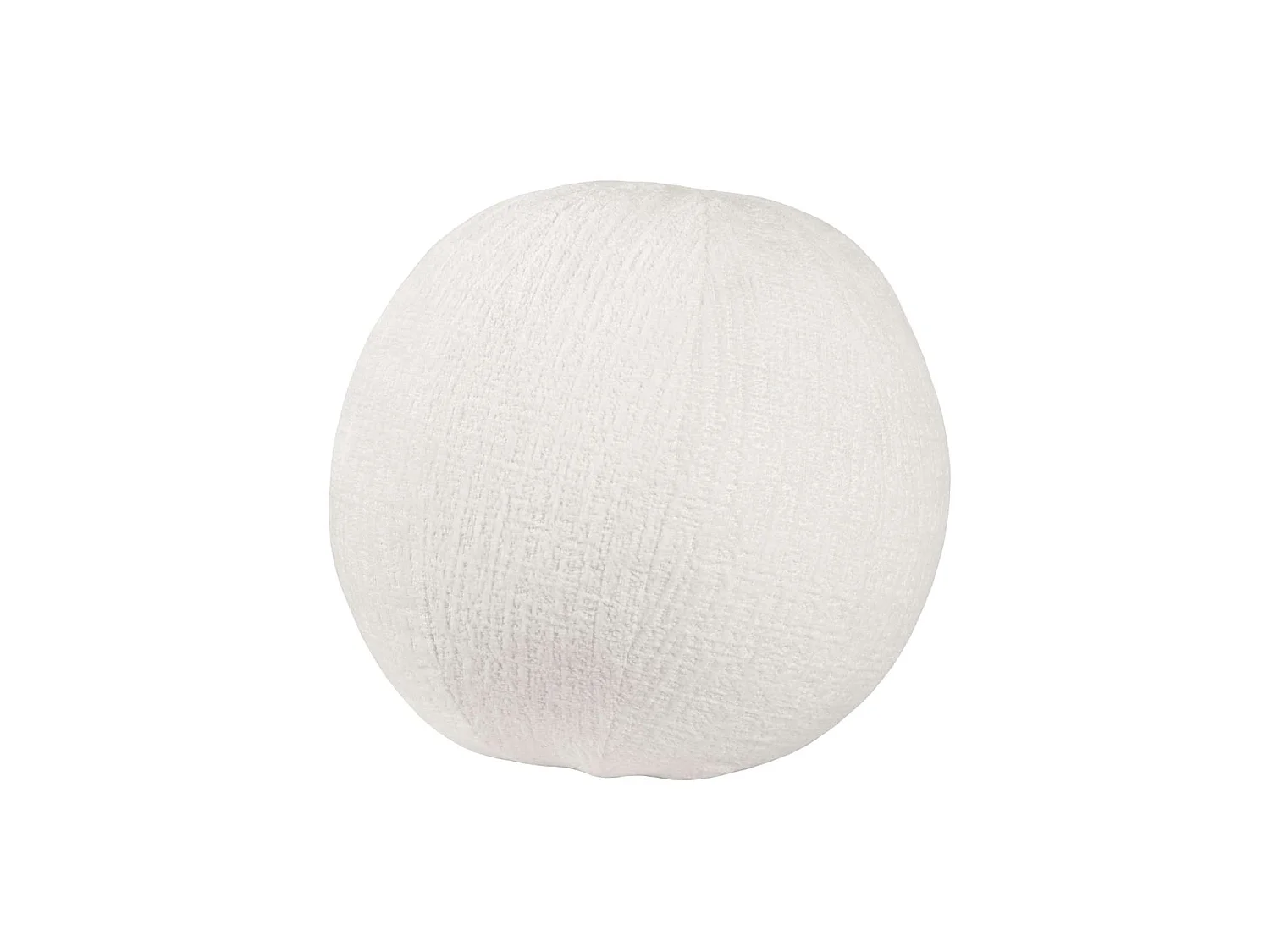 Coussin 37x37x37 cm blanc Leith LET76W