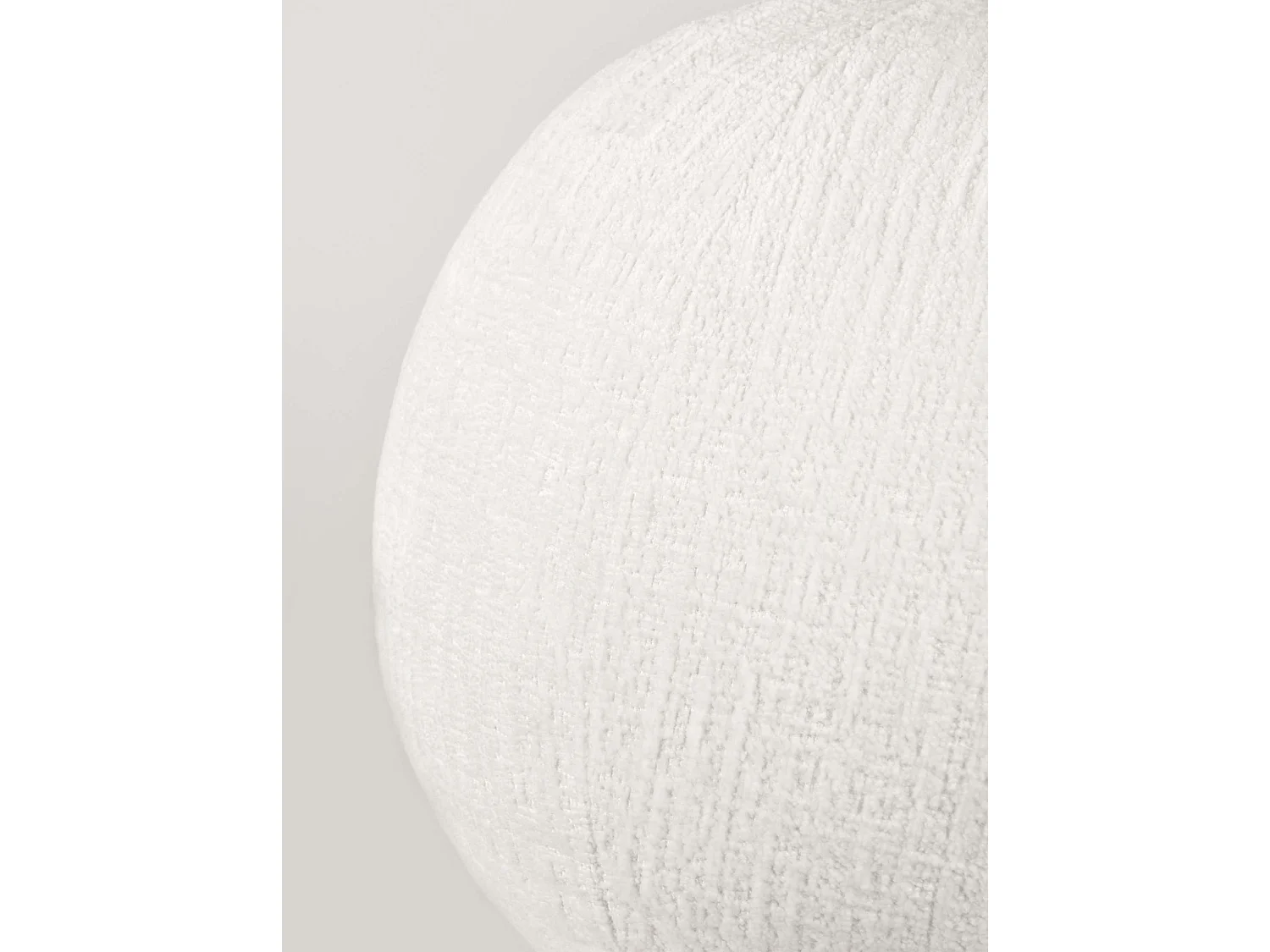 Coussin 37x37x37 cm blanc Leith LET76W