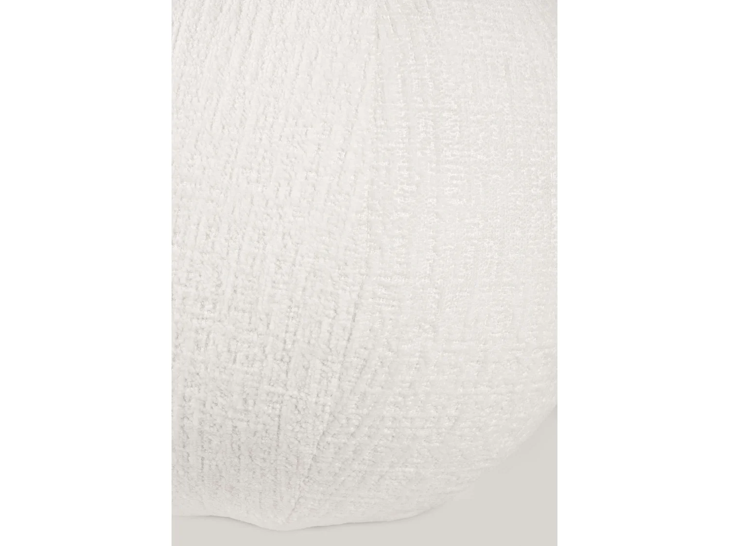 Coussin 37x37x37 cm blanc Leith LET76W