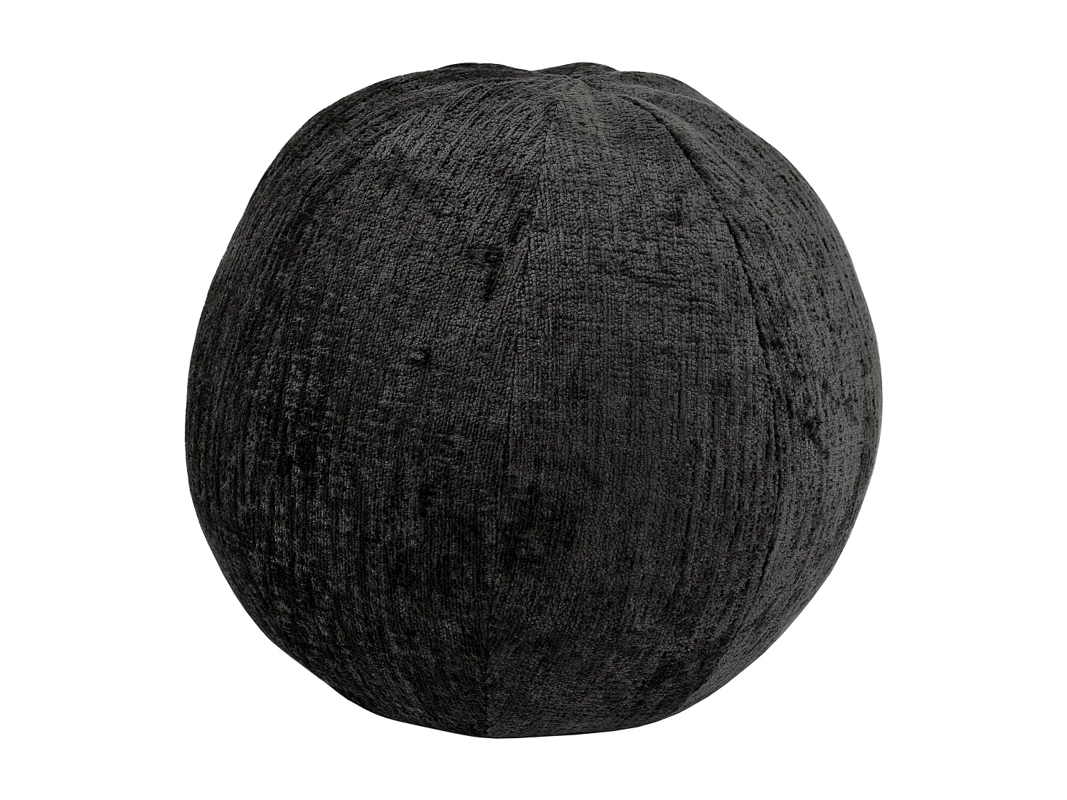 Coussin 37x37x37 cm noir Leith LET76BL