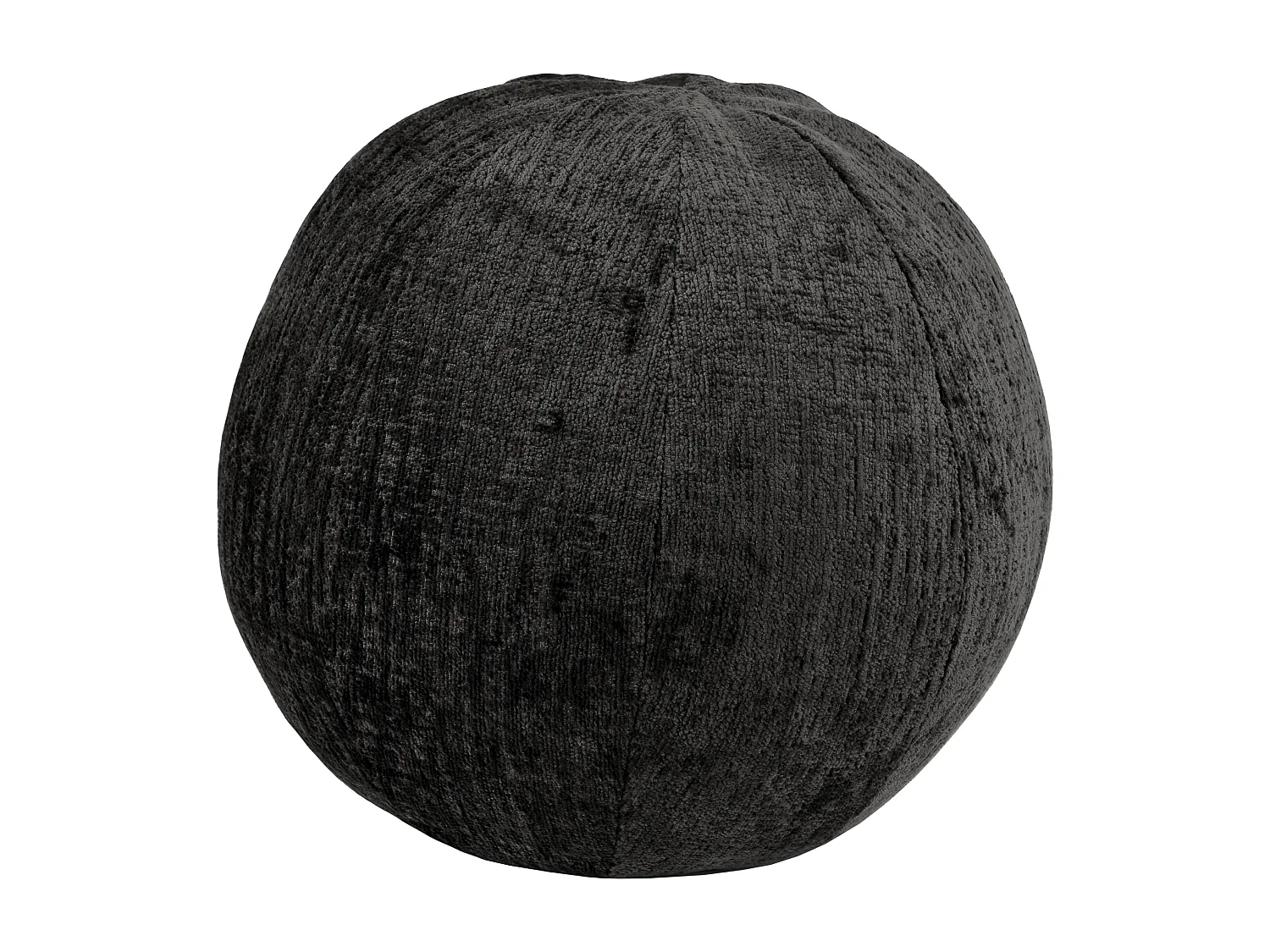 Coussin 37x37x37 cm noir Leith LET76BL