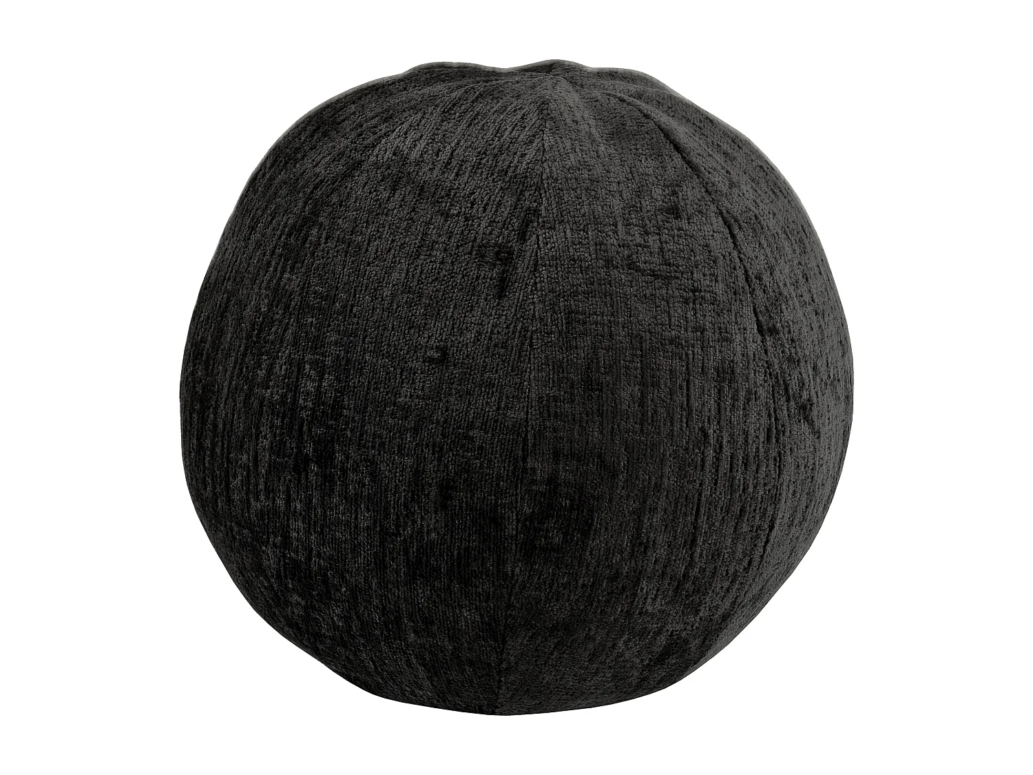 Coussin 37x37x37 cm noir Leith LET76BL