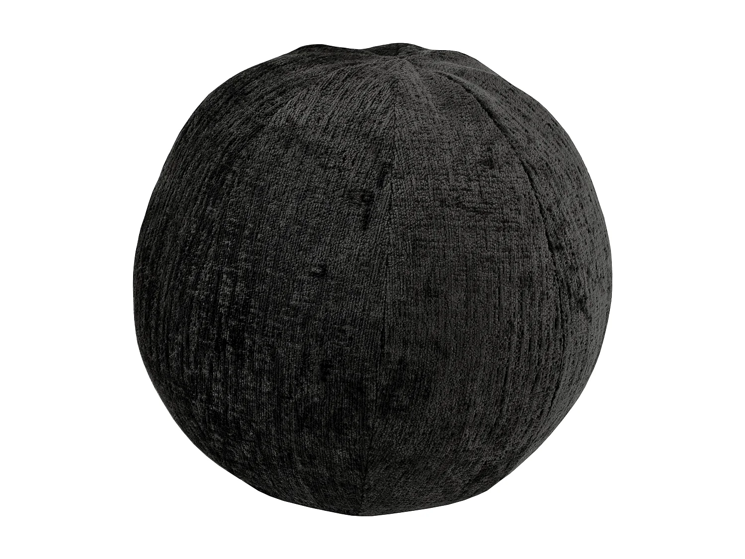 Coussin 37x37x37 cm noir Leith LET76BL