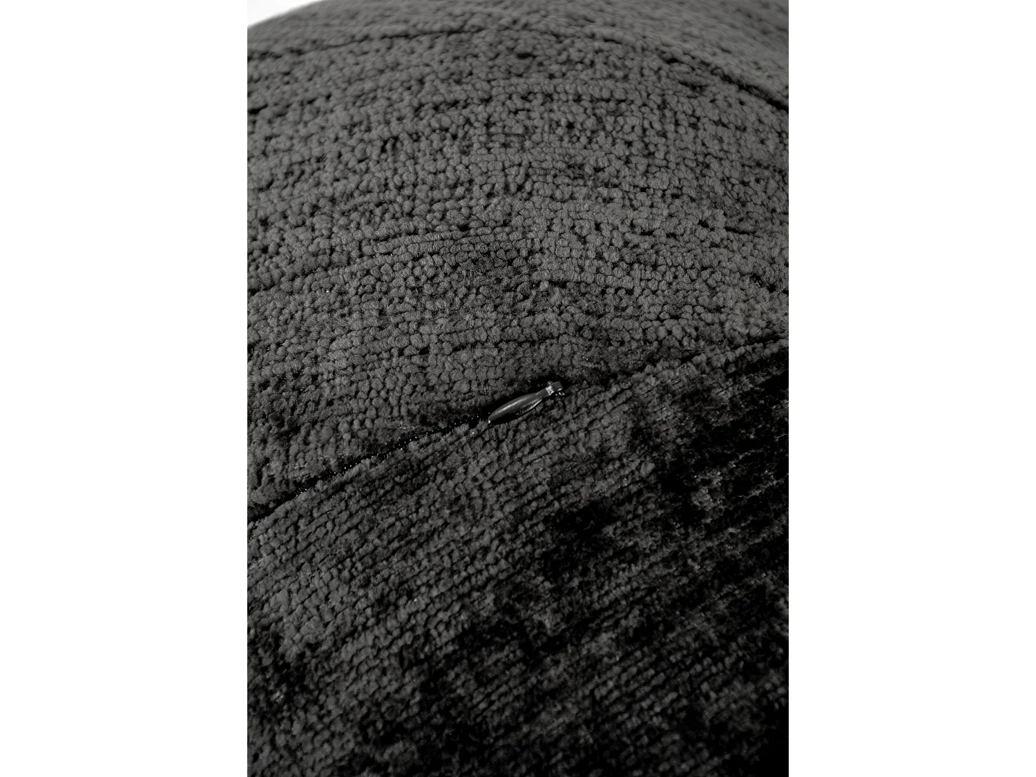 Coussin 37x37x37 cm noir Leith LET76BL