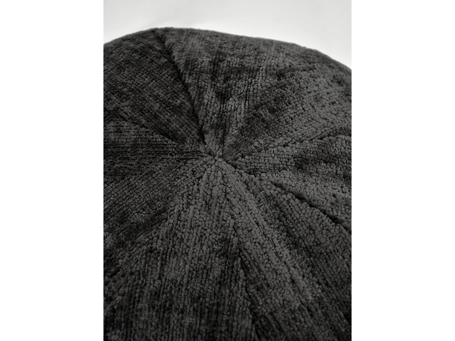 Coussin 37x37x37 cm noir Leith LET76BL