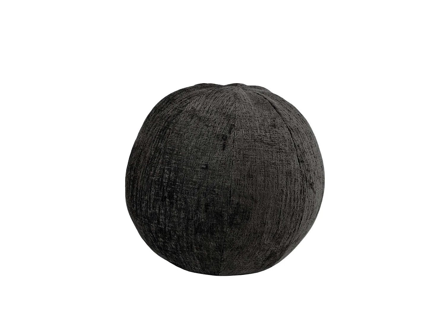 Coussin 37x37x37 cm noir Leith LET76BL
