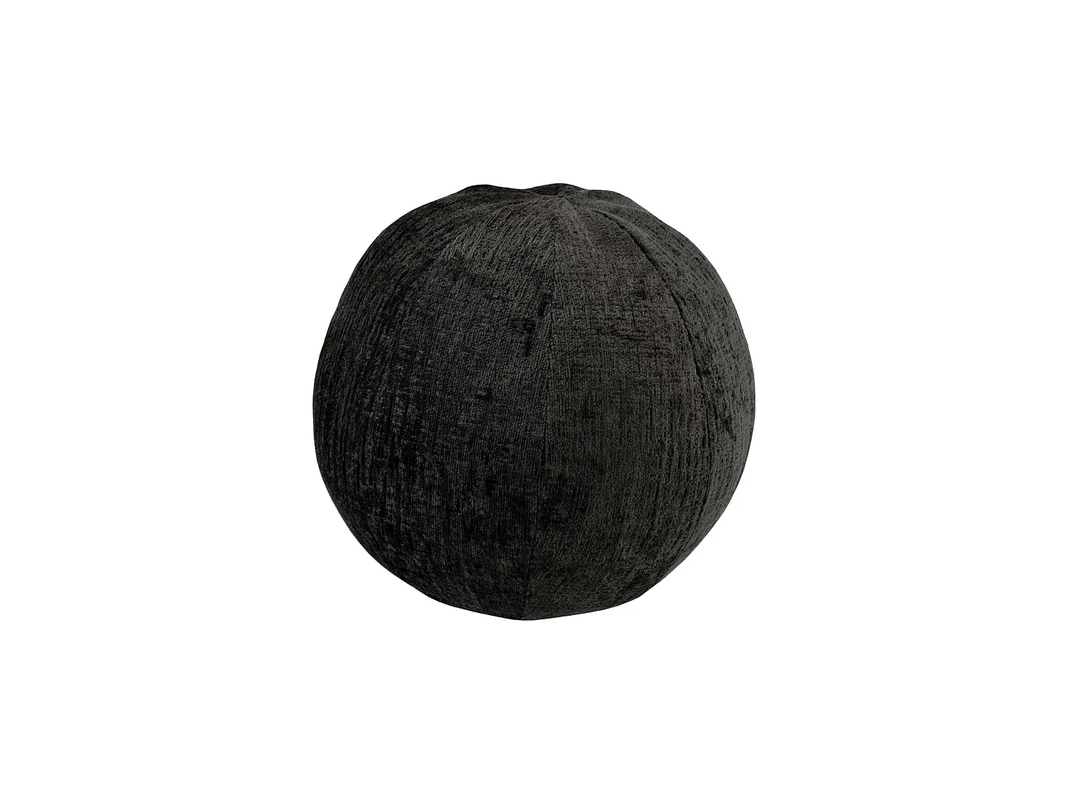 Coussin 37x37x37 cm noir Leith LET76BL