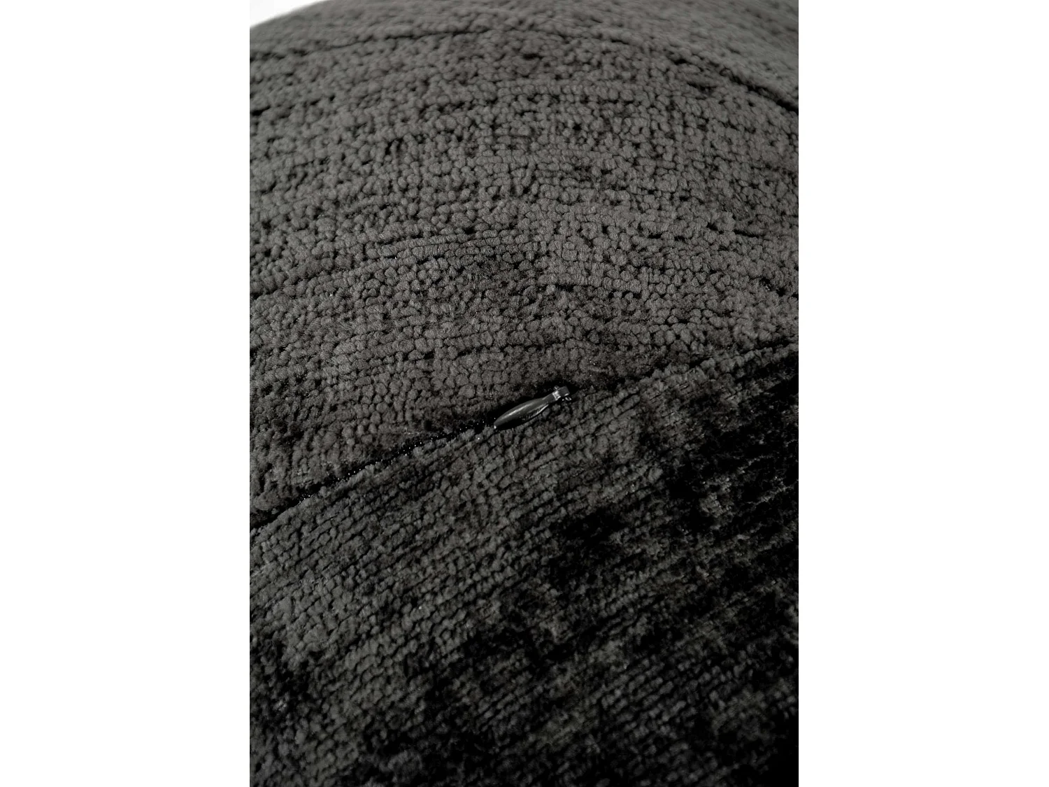 Coussin 37x37x37 cm noir Leith LET76BL