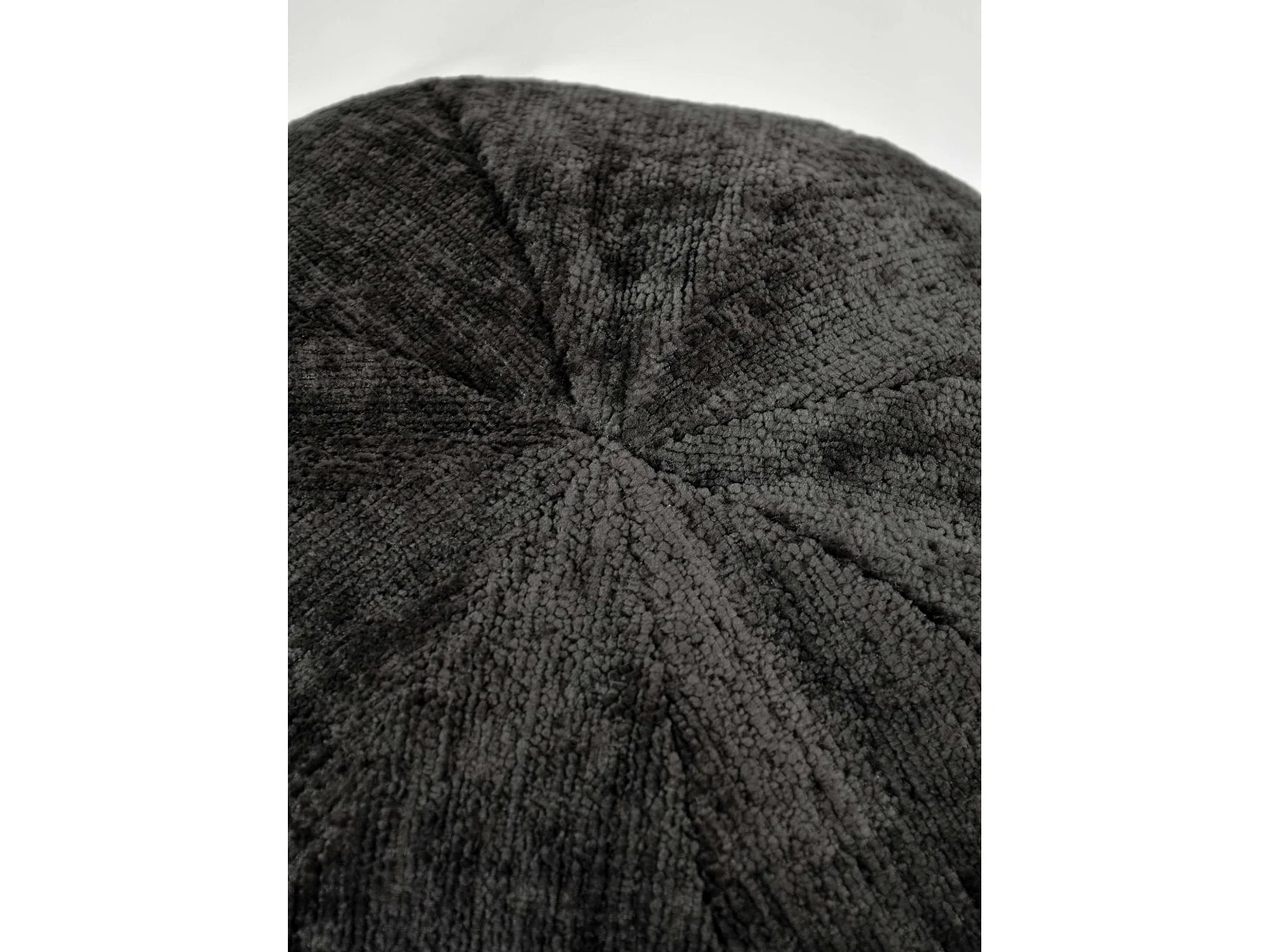 Coussin 37x37x37 cm noir Leith LET76BL