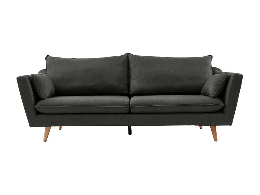Canapé LOUISE gris foncé style scandinave